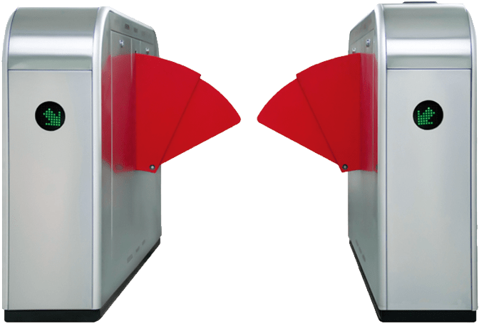 passenger gate flap